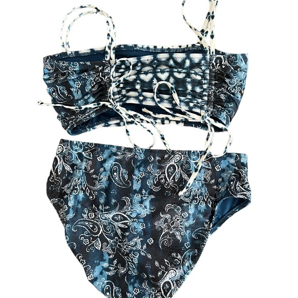 JESSICA SIMPSON SWIMSUIT Bathing Suit 2 Piece Bikini SMALL - Picture 3 of 5